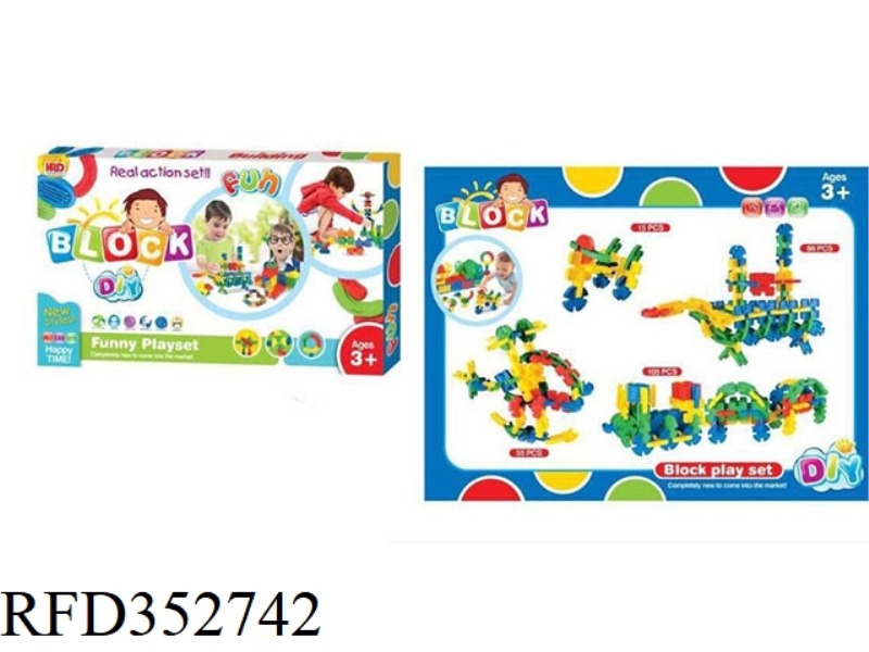 CONSTRUCT DIY VARIETY BUILDING BLOCKS/176PCS