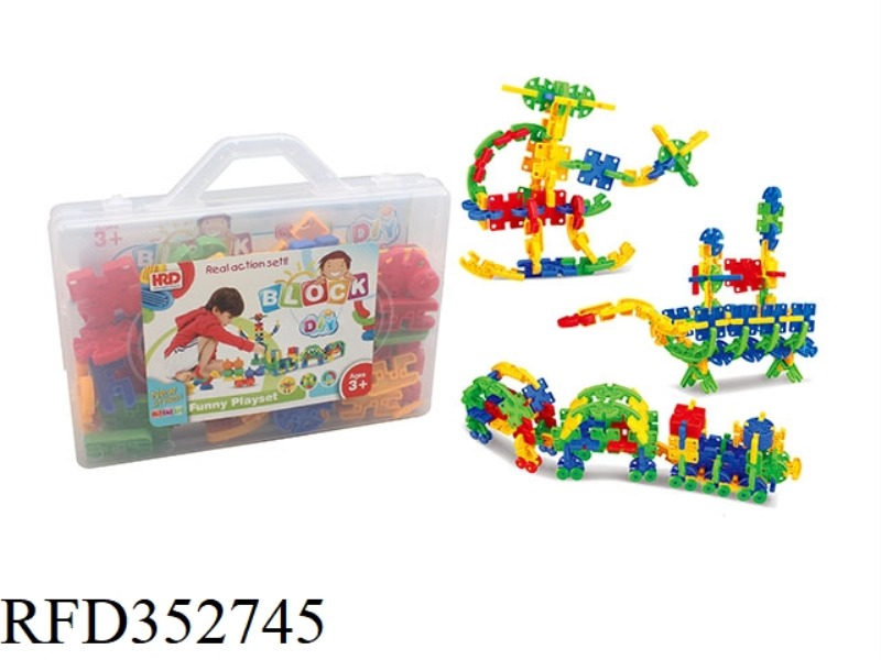 CONSTRUCT DIY VARIETY BLOCKS/104PCS OR SO