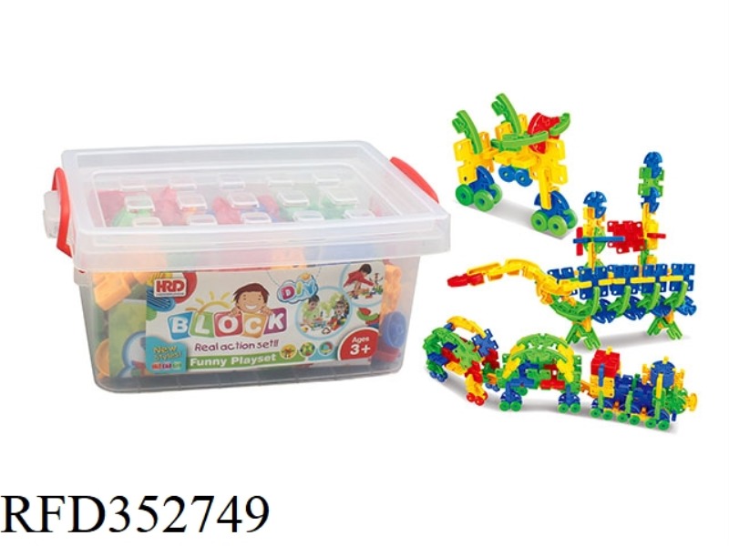 CONSTRUCT DIY VARIETY BUILDING BLOCKS/156PCS