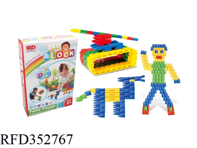 BULLET DIY VARIETY BUILDING BLOCKS/288PCS