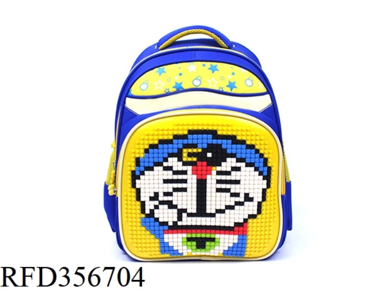 PUZZLE BACKPACK (BLUE
YELLOW)
