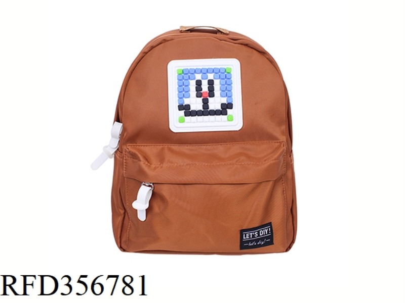 PUZZLE BACKPACK (BROWN
)