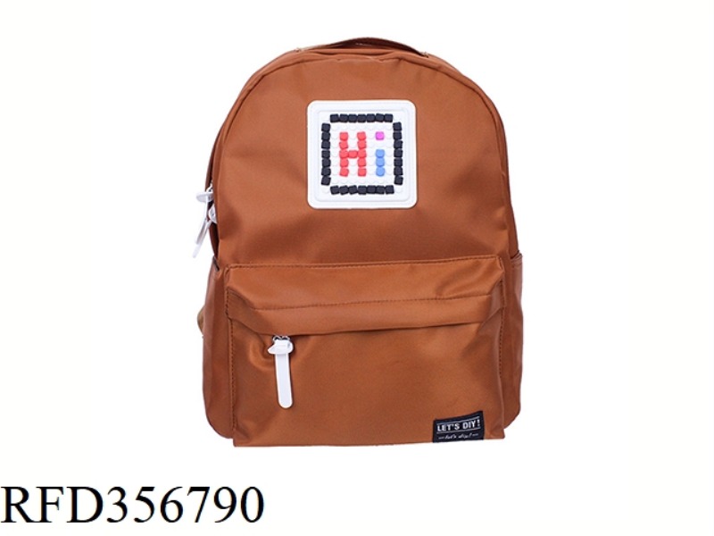 PUZZLE BACKPACK (BROWN
)