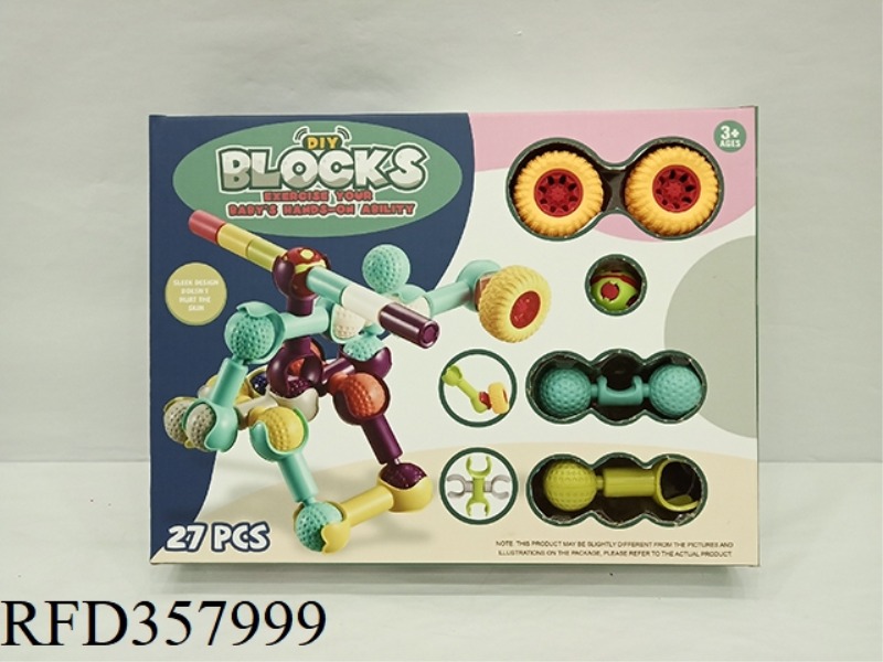 BUILDING BLOCKS 27PCS
