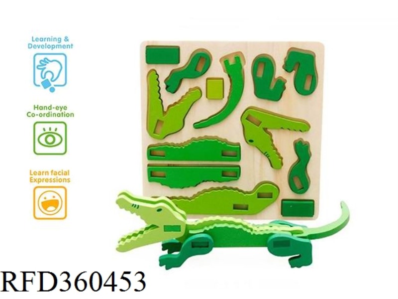 CROCODILES PLAY IN THREE DIMENSIONS