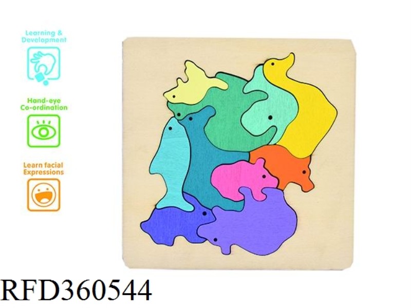 LASER ANIMAL COMBINATION PUZZLES