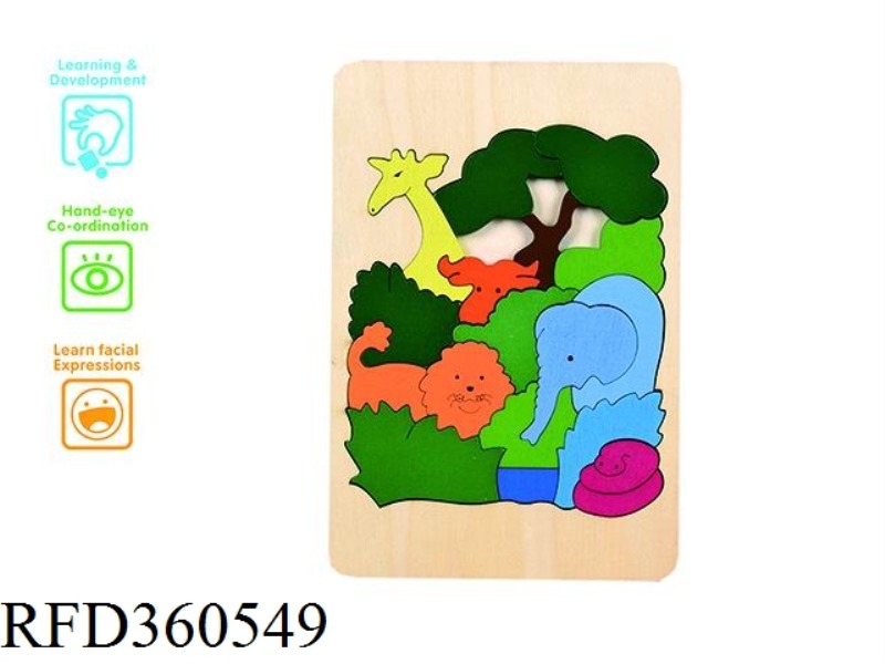 LASER FOREST ANIMAL PUZZLE