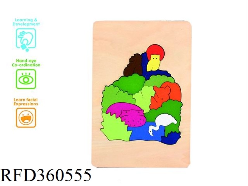 LASER FOREST ANIMAL COMBINATION PUZZLE
