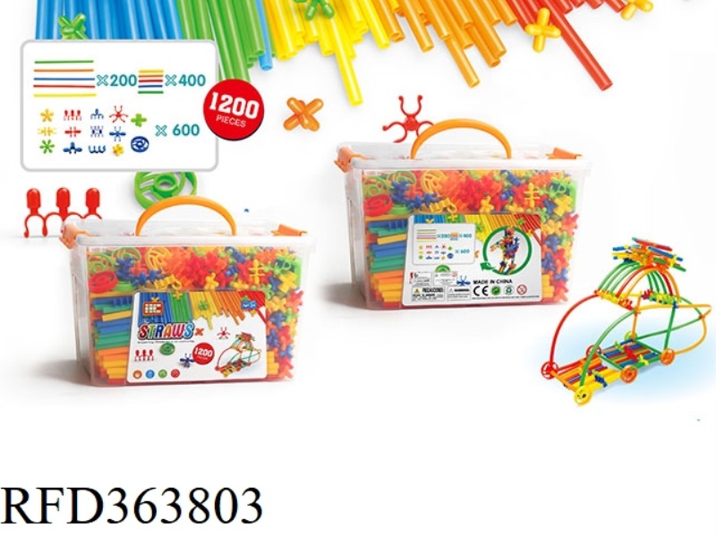 STRAW BLOCKS 1200PCS