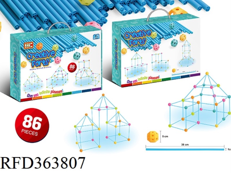 LARGE PIPE BUILDING BLOCKS 86PCS