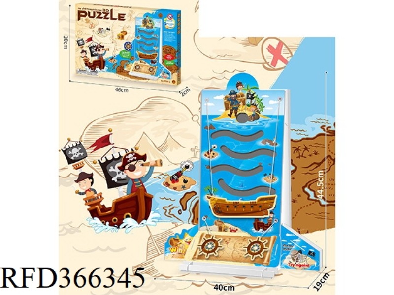 PIRATE SHIP 3D JIGSAW PUZZLE BOARD GAME