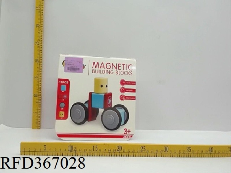 PUZZLE MAGNETIC BUILDING BLOCK CAR