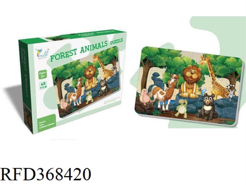 48 PIECE FOREST ANIMAL PUZZLE