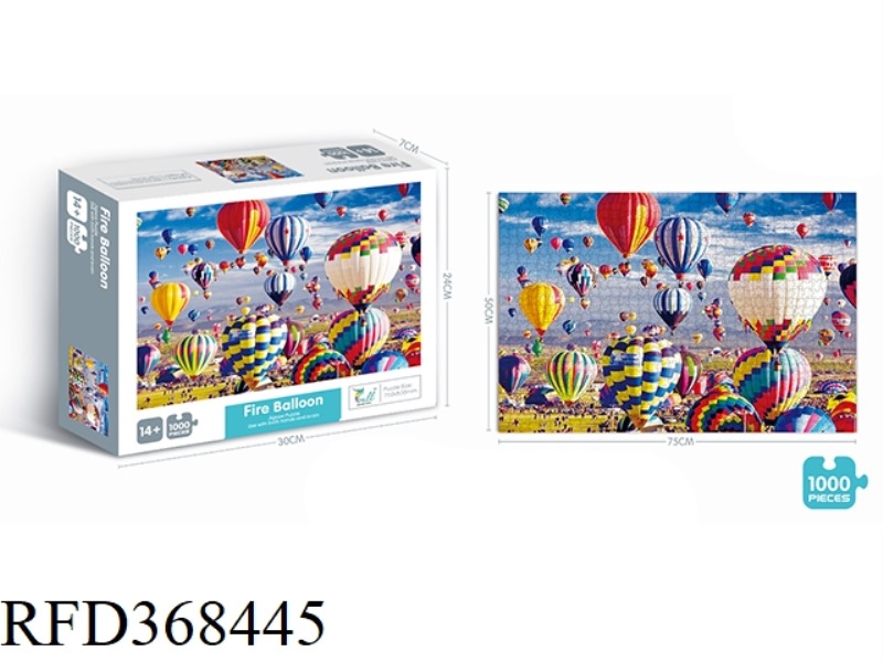 1000 PIECE HOT AIR BALLOON PUZZLE