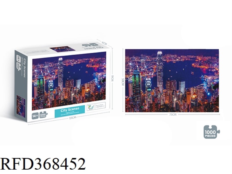 1000 PIECES OF CITY NIGHT PUZZLE