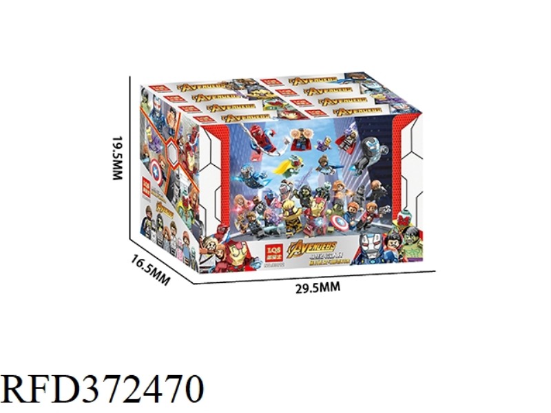HERO SERIES-JUSTICE SHOWDOWN 16PCS