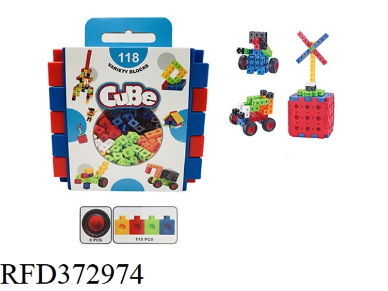 WHEEL BLOCK BUILDING BLOCK SET