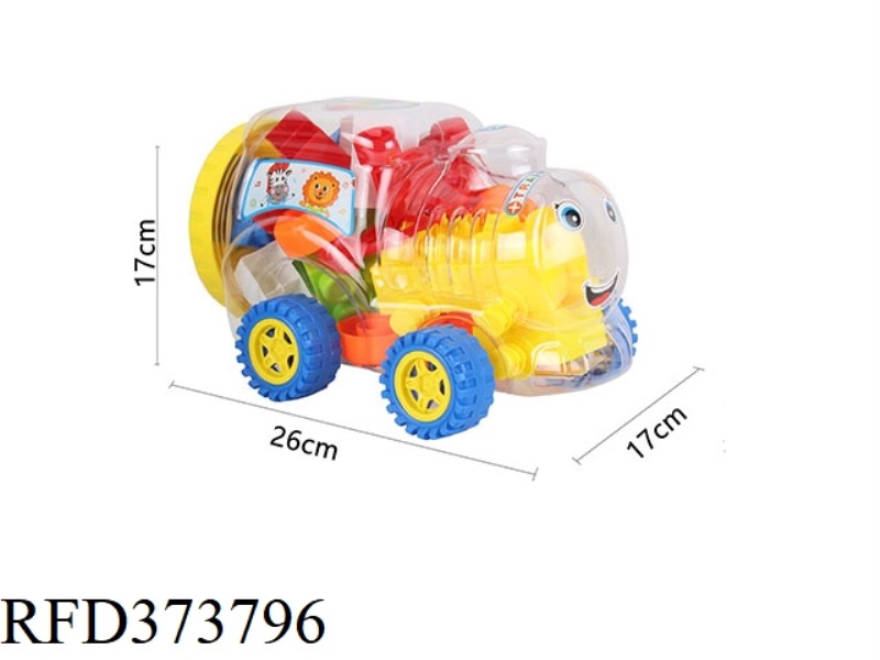 PUZZLE BUILDING BLOCKS (22PCS)
