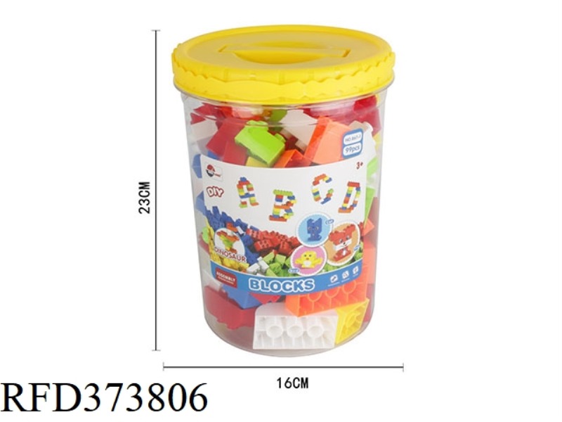 PUZZLE BUILDING BLOCKS (99PCS)