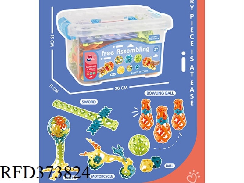 PUZZLE BLOCKS (140PCS)