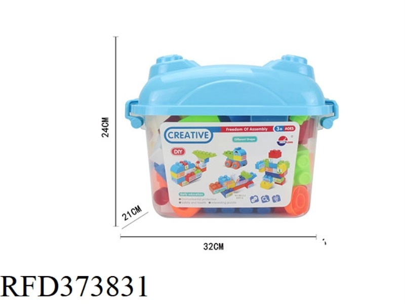 PUZZLE LARGE PARTICLE BUILDING BLOCKS (60PCS)