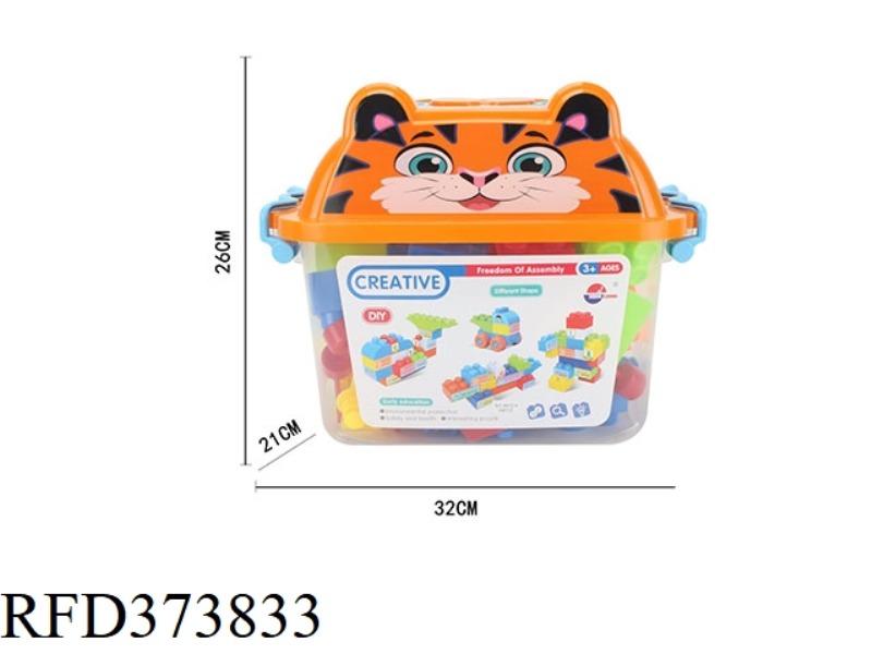 PUZZLE LARGE PARTICLE BUILDING BLOCKS (54PCS)
