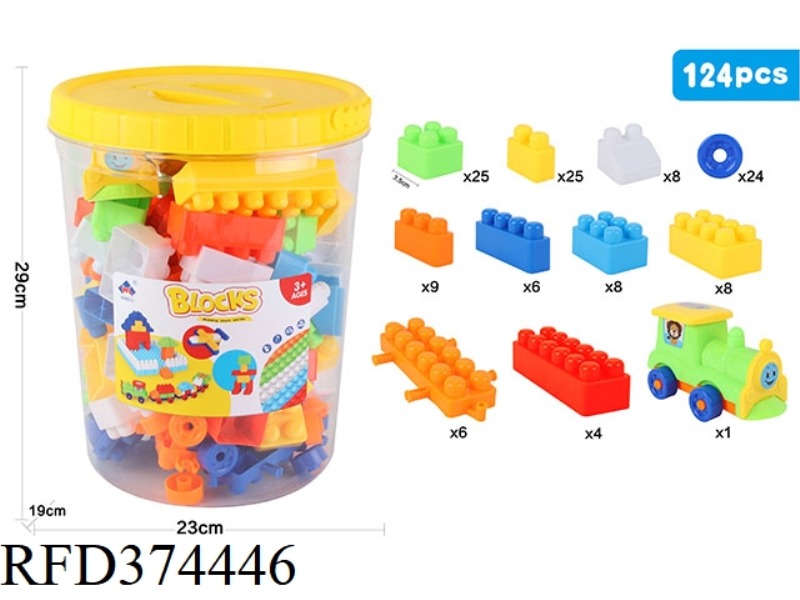 PUZZLE BLOCKS 124PCS