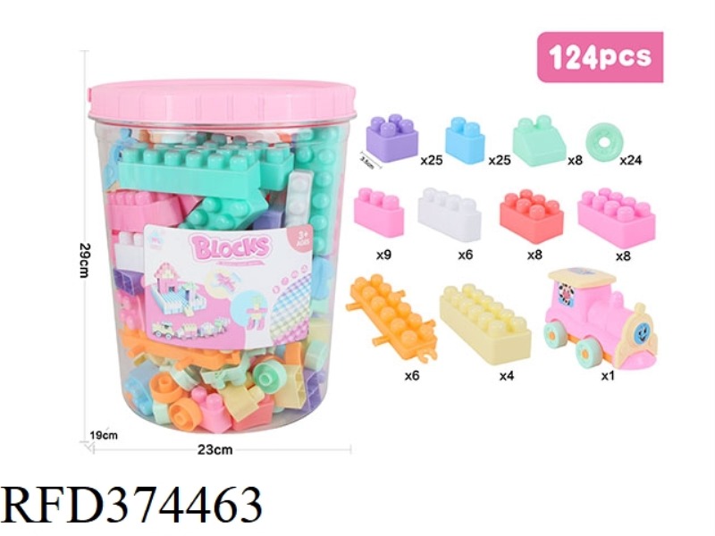PUZZLE BLOCKS 124PCS
