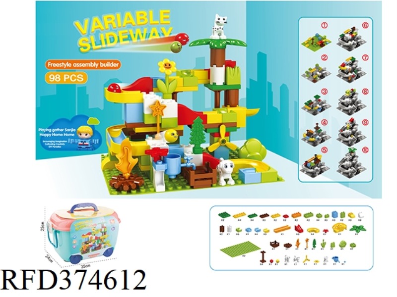 98PCS SLIDE BALL
