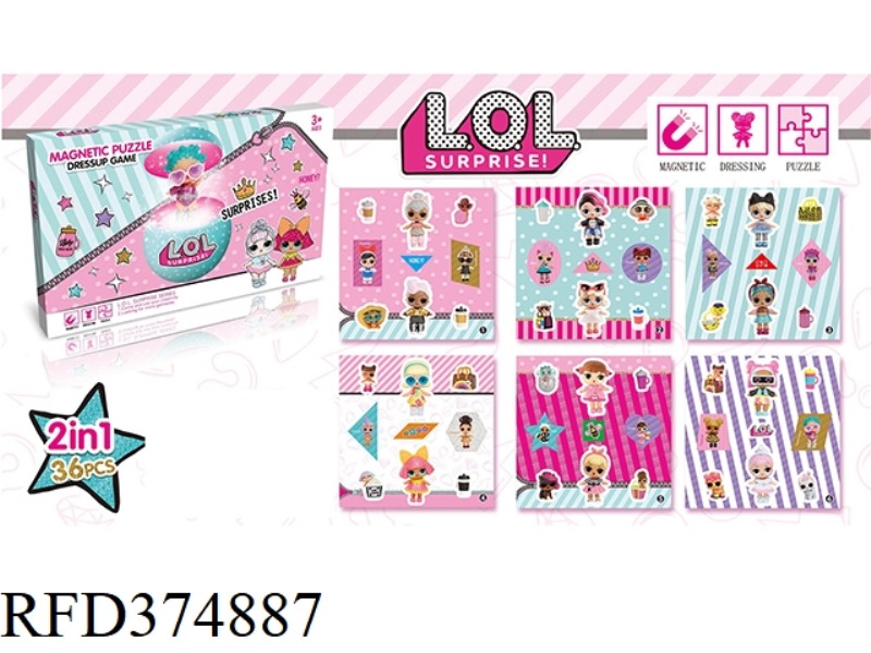 SURPRISE DOLL MAGNETIC PUZZLE 2 IN 1