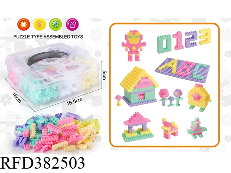 A SMALL PCS BUILDING BLOCK IS ABOUT 234PCS