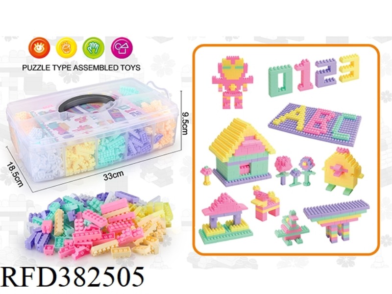 A SMALL PCS BLOCK IS ABOUT 1200PCS