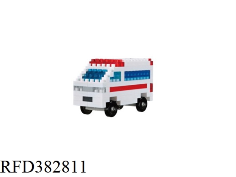 AMBULANCE BUILDING BLOCKS ARE ABOUT 190PCS