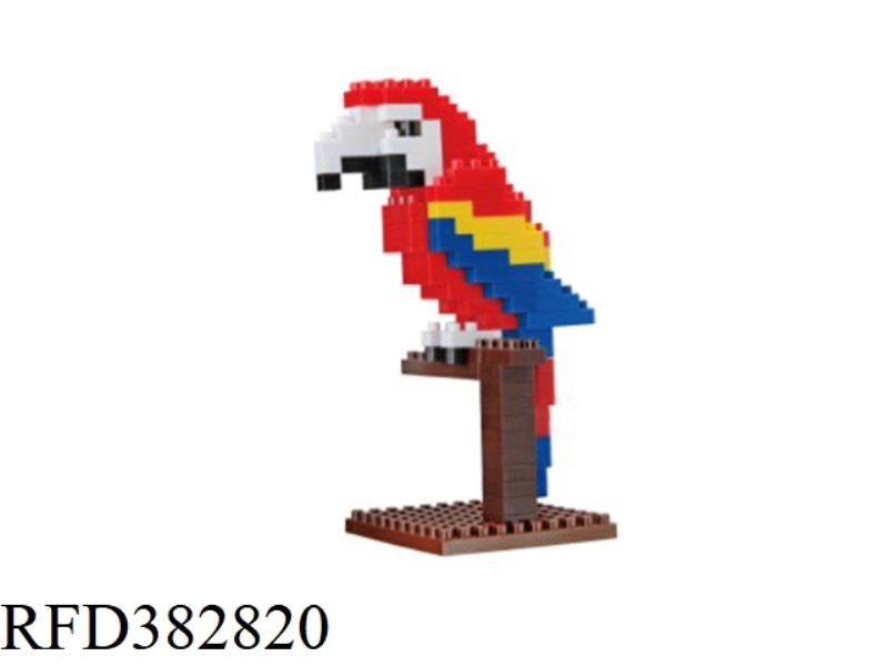 PARROT BUILDING BLOCKS ARE ABOUT 190PCS