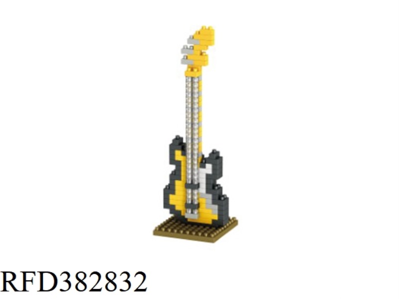 ELECTRIC BASS BUILDING BLOCKS ABOUT 190PCS