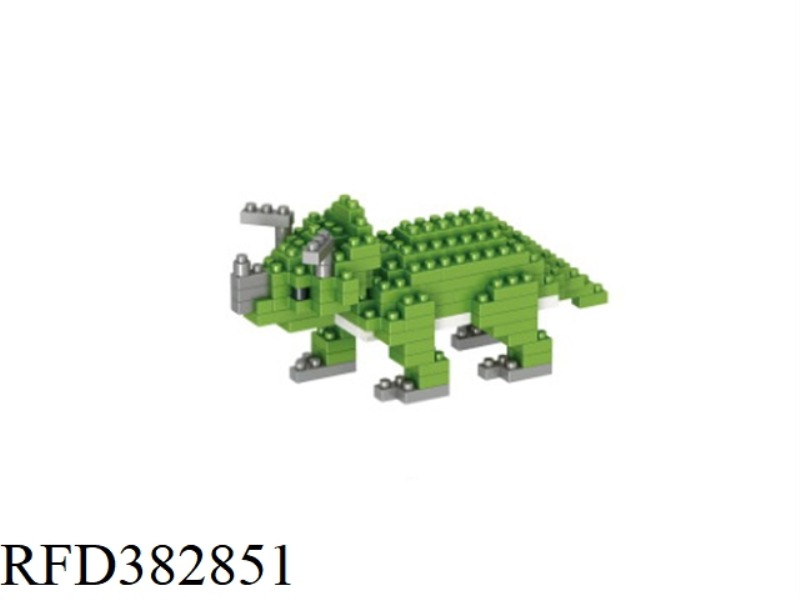 TRICERATOPS BUILDING BLOCKS ARE ABOUT 190PCS