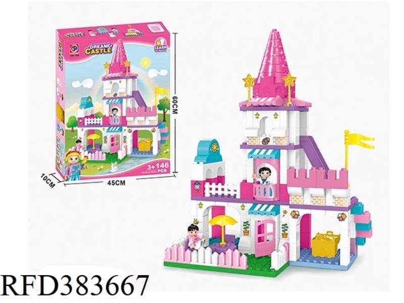 PUZZLE BLOCKS-DREAM CASTLE 146 PIECES