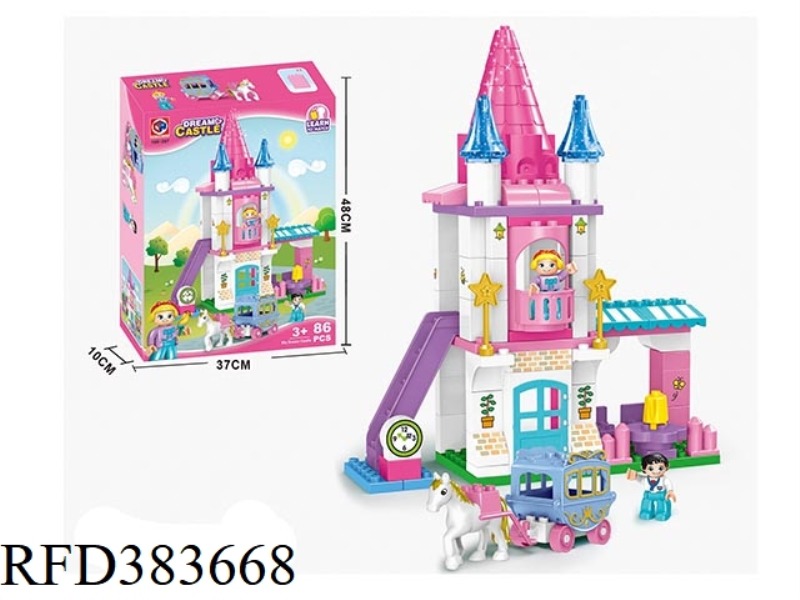 PUZZLE BLOCKS-86 PIECES OF DREAM CASTLE