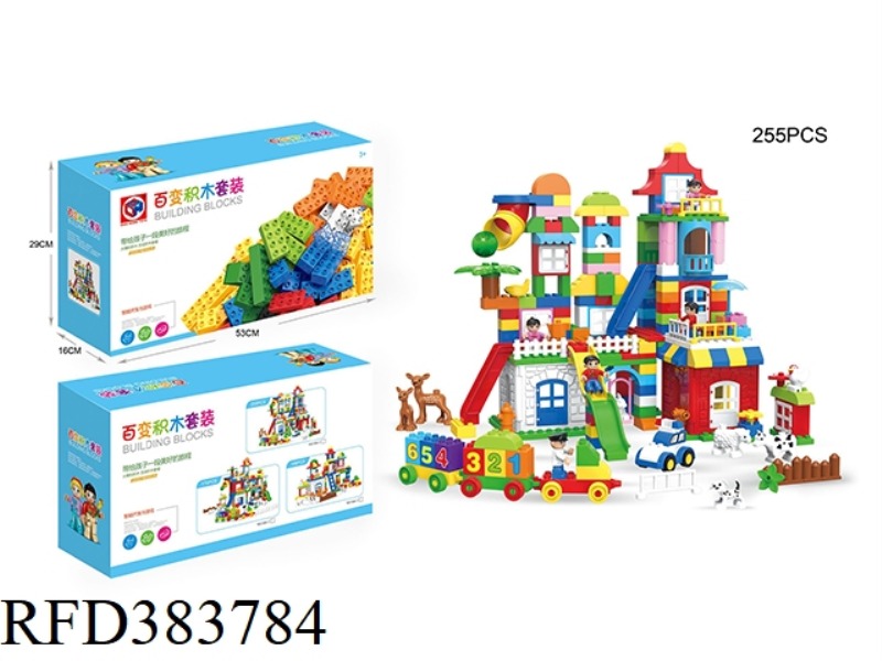 PUZZLE BLOCKS-VARIETY BLOCKS SET 255 PIECES