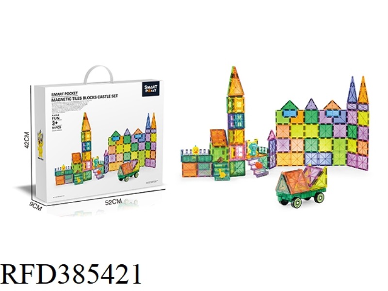COLOR WINDOW MAGNETIC FILM CASTLE 91PCS