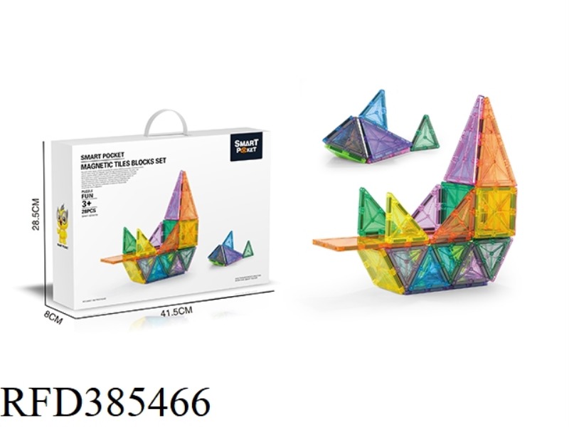COLOR WINDOW MAGNETIC FILM CASTLE 28PCS