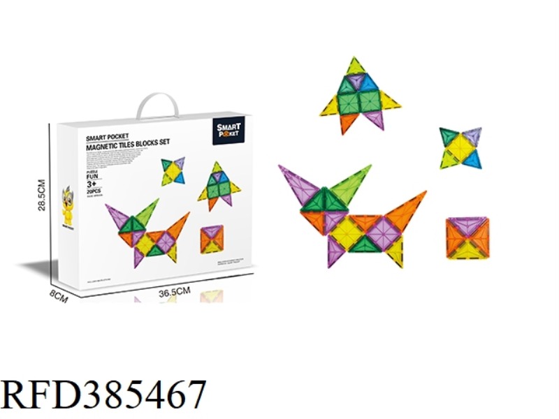 COLOR WINDOW MAGNETIC FILM CASTLE 20PCS