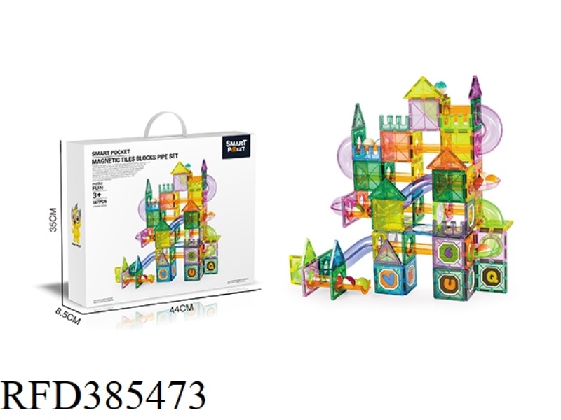 COLOR WINDOW MAGNETIC SHEET PIPE 147PCS