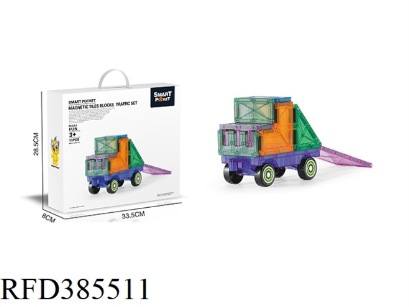 COLOR WINDOW MAGNETIC SHEET TRAFFIC 11PCS