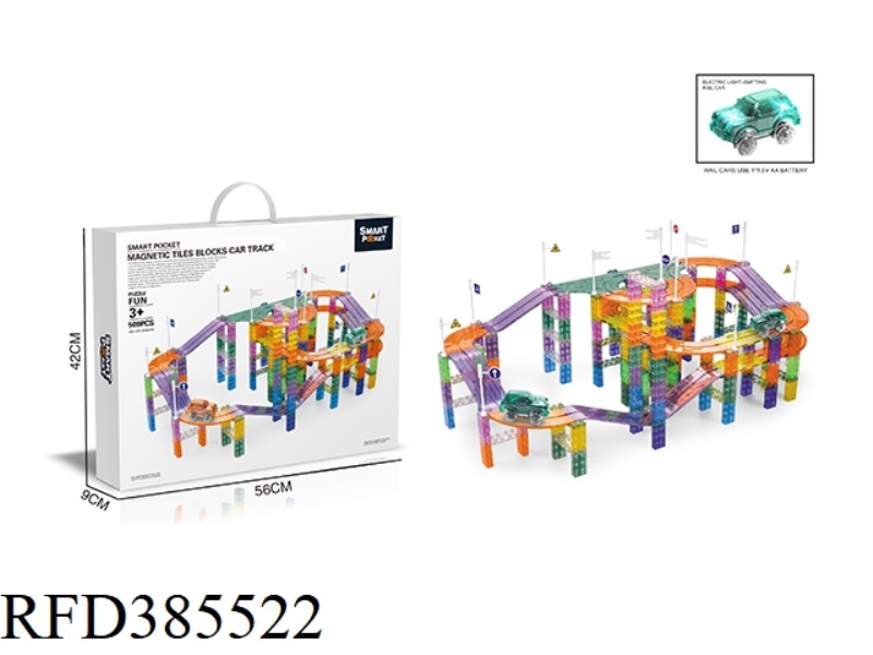 COLOR WINDOW MAGNETIC SHEET ELECTRIC TRACK 509PCS