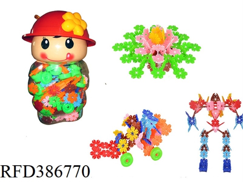 FIGURINE BOTTLE 3.3CM FLAKES WITH SHAFT 444PCS