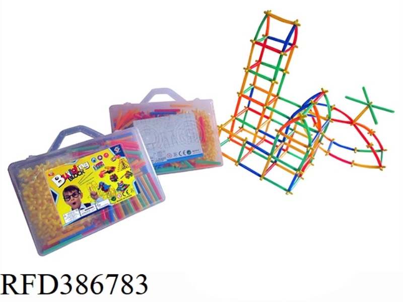 6CM STRAW INSERTING BLOCKS 300PCS