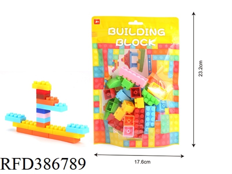 PARTICLE BUILDING BLOCKS ABOUT 46PCS