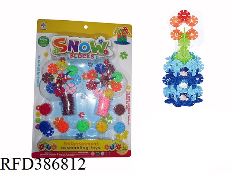 3CM ROUND SNOWFLAKES ABOUT 113 PIECES