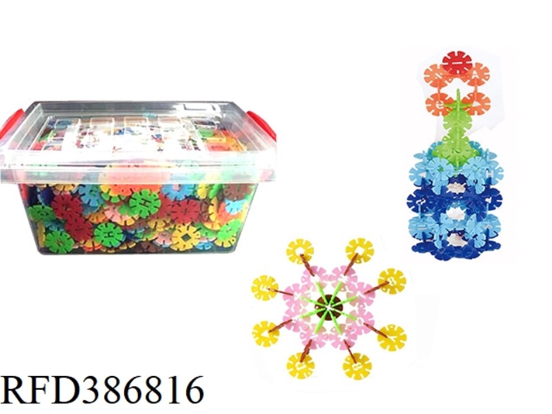 3CM ROUND SNOWFLAKES ABOUT 1000 PIECES